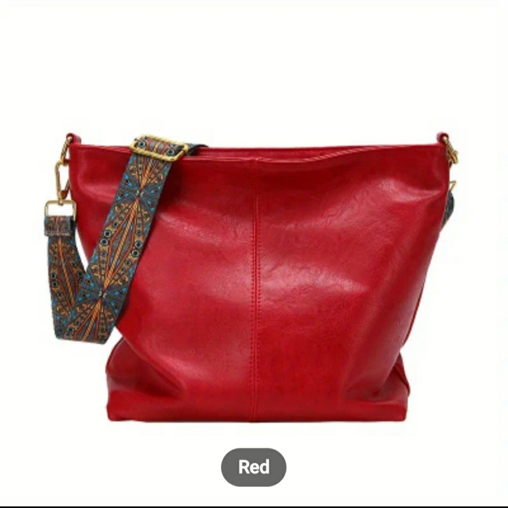Vintage Geometric Design Shoulder Bag/ Boho Bag